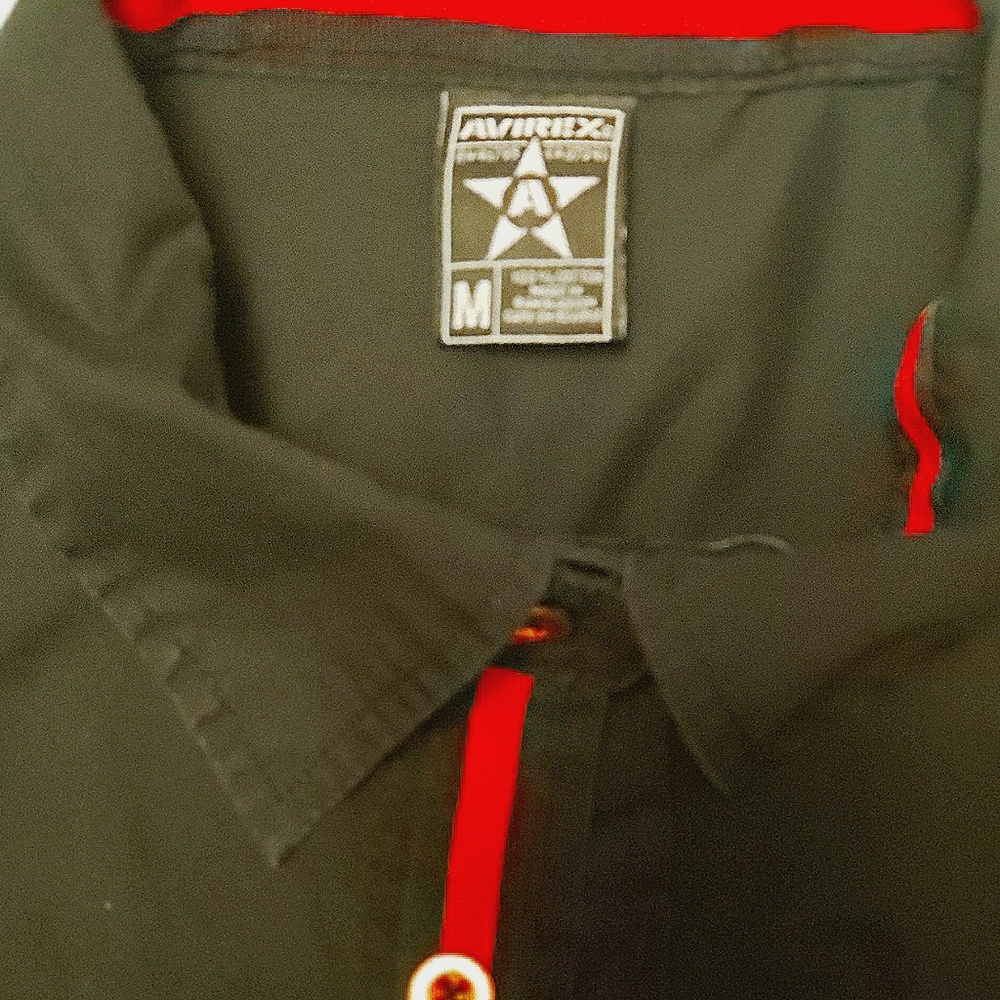Avirex Black and Red Shirt
